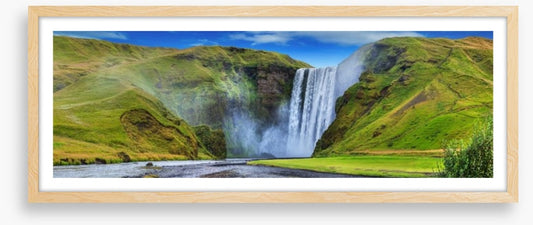 Beautiful torrent of Skogafoss