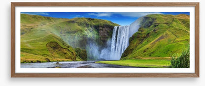 Beautiful torrent of Skogafoss
