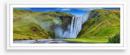 Beautiful torrent of Skogafoss