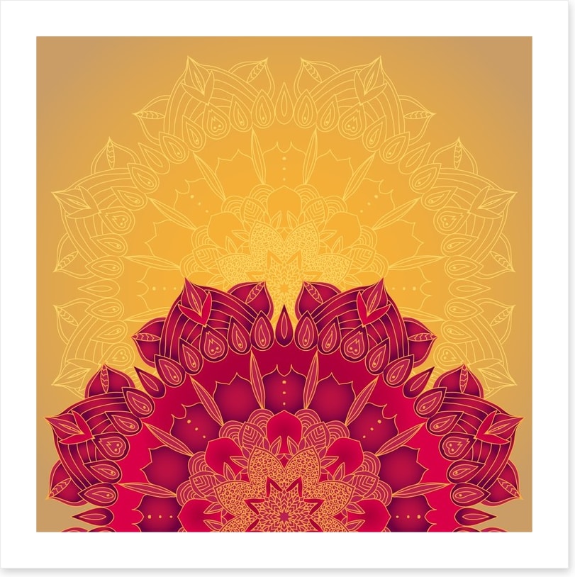 Rich mandala stars