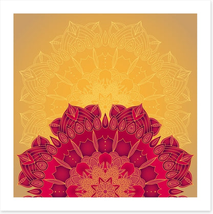 Rich mandala stars