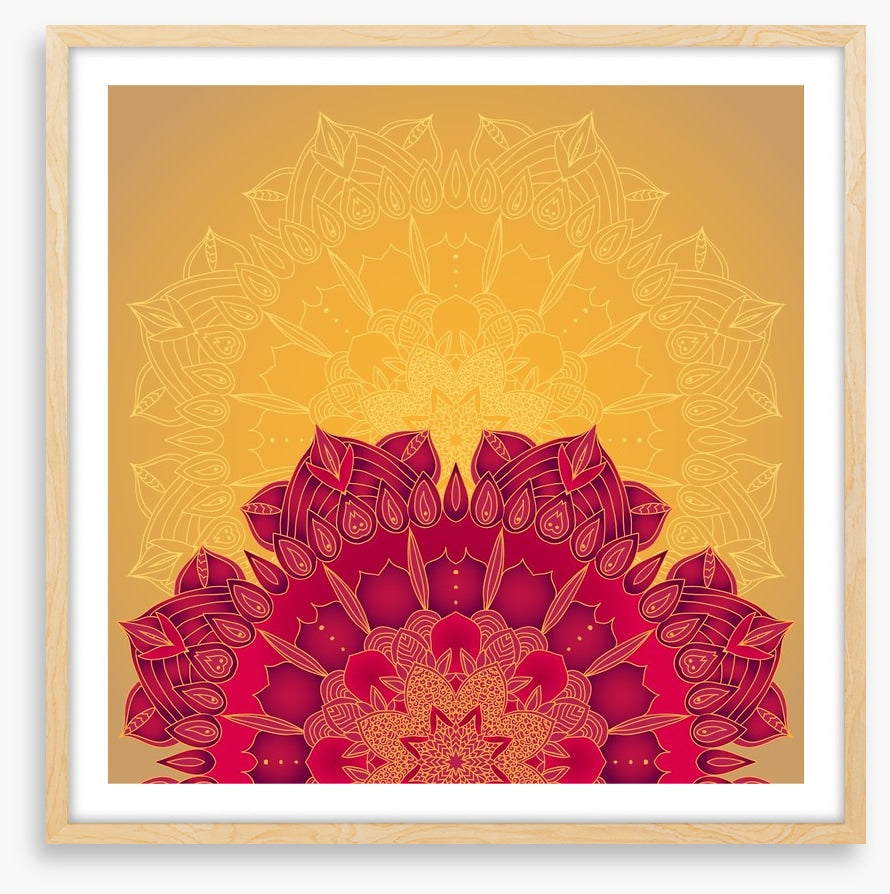 Rich mandala stars