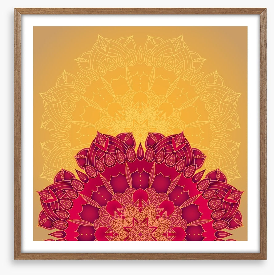 Rich mandala stars