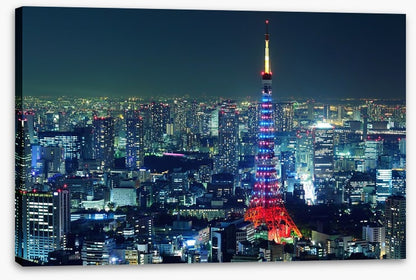 Tokyo city illuminated