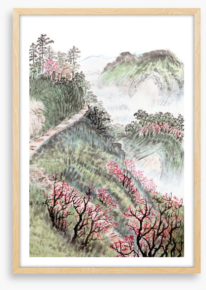 Plum blossom mountain