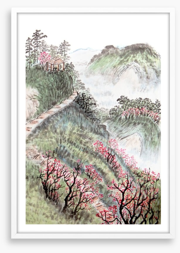 Plum blossom mountain