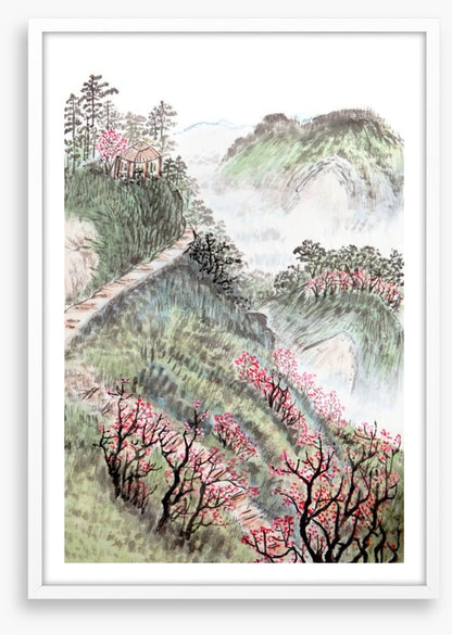 Plum blossom mountain