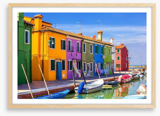 Burano facades, Venice