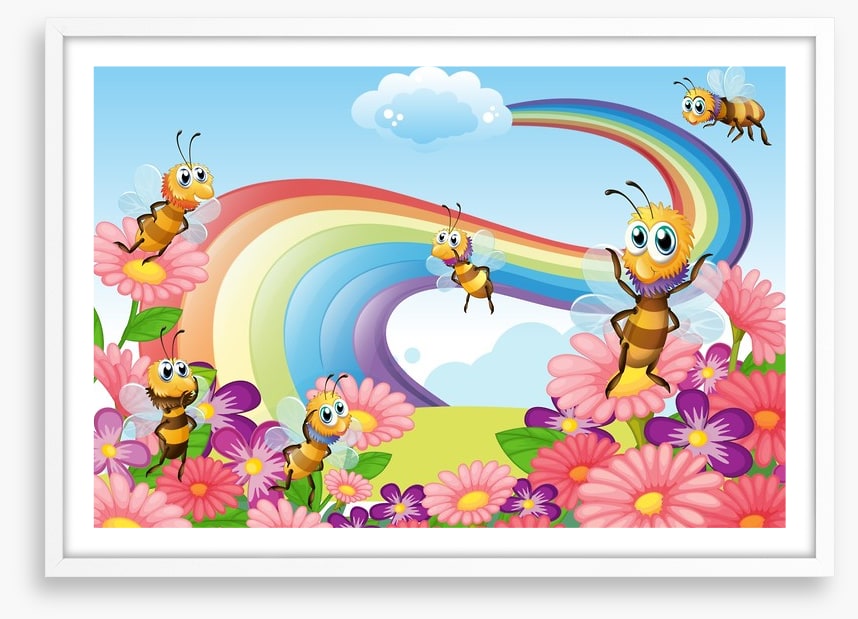 The rainbow bees