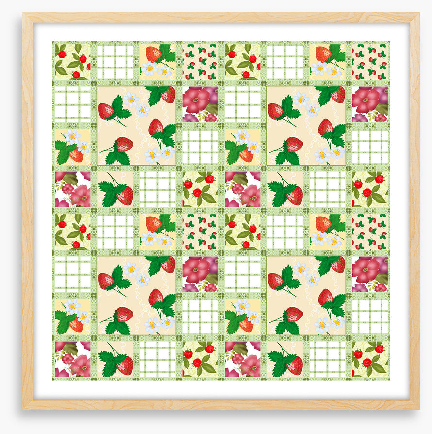 Strawberry fields patchwork