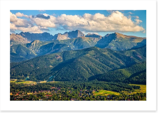 Nestled under the mountains
