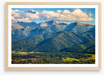 Nestled under the mountains