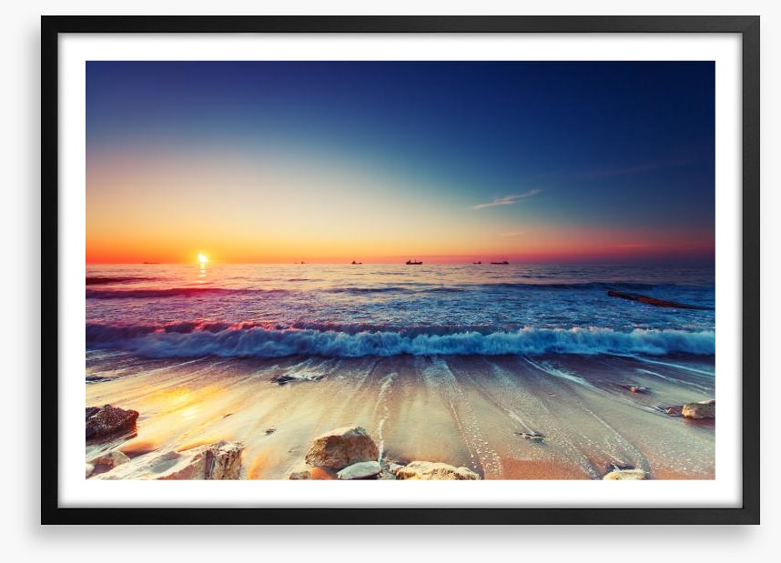 Sunrise over the sea