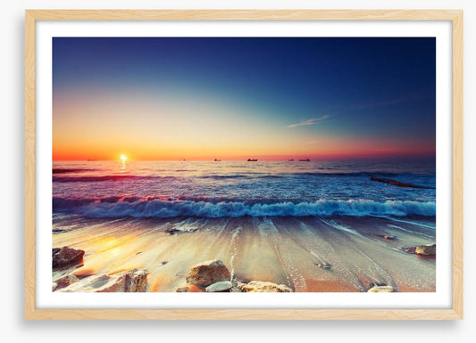 Sunrise over the sea