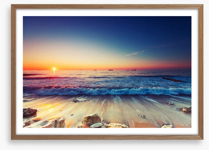 Sunrise over the sea