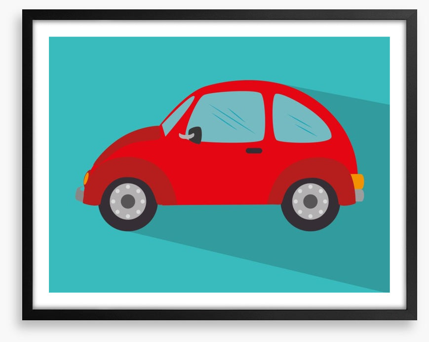 Little red car