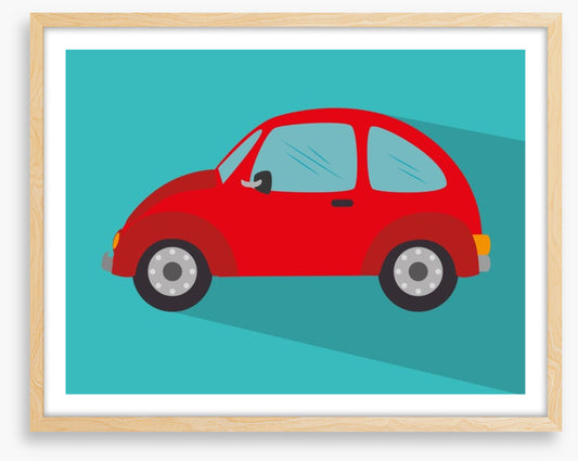 Little red car