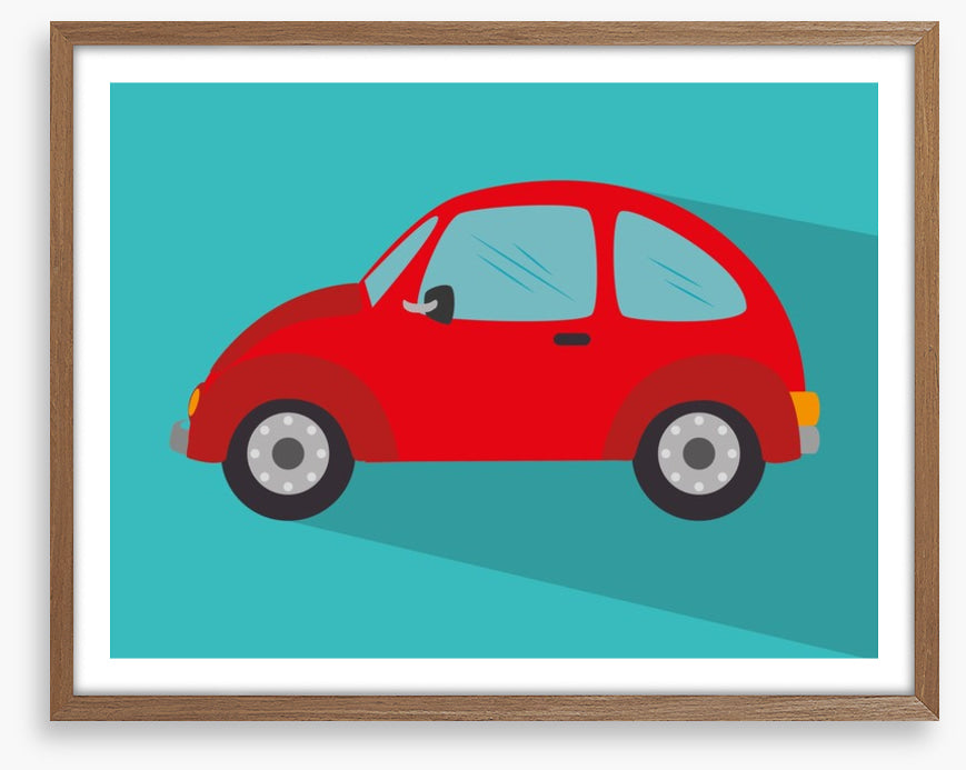 Little red car