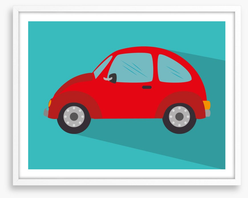 Little red car