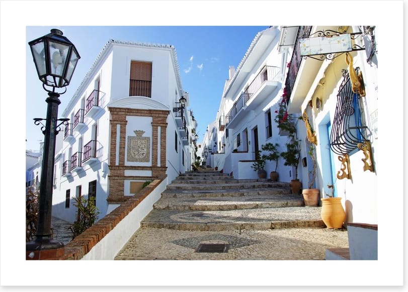 Rue de Frigiliana in Andalusia