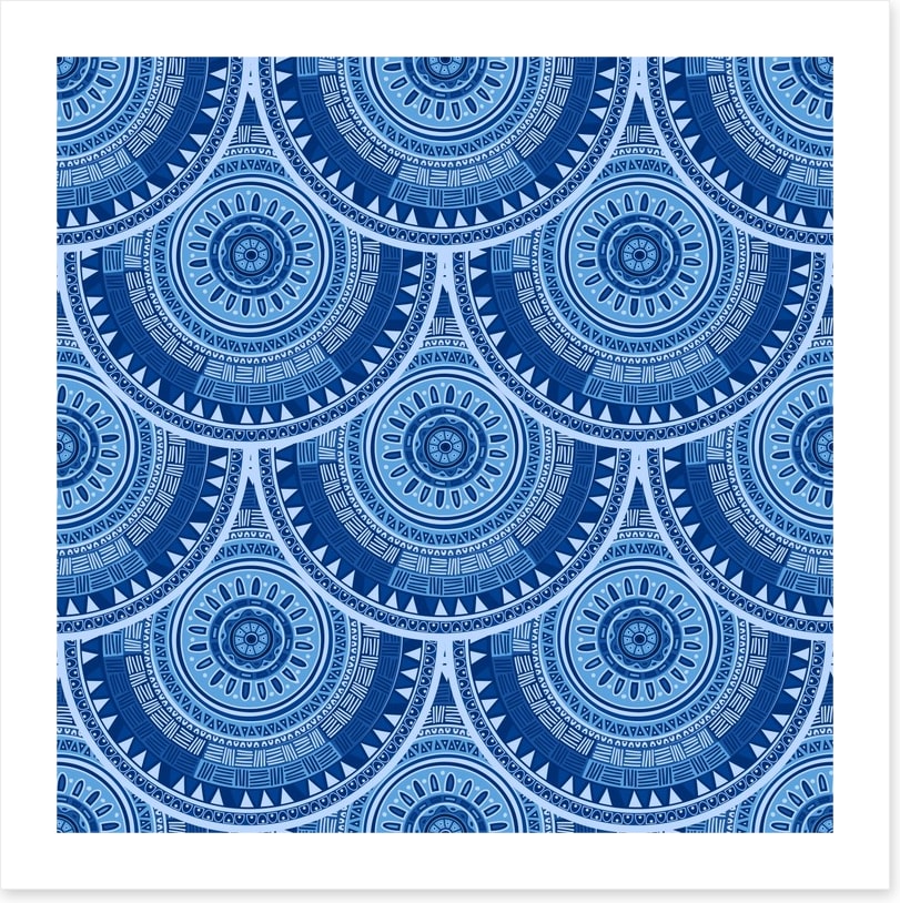 Blue deco