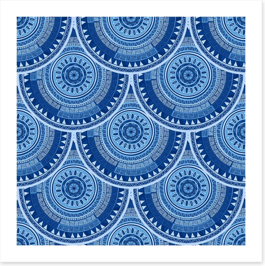 Blue deco