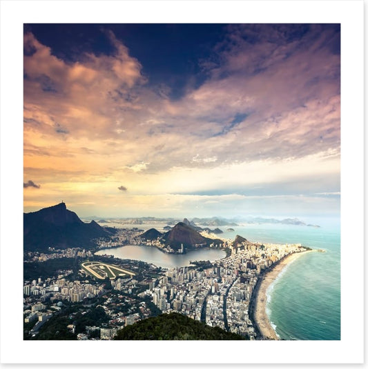 Rio de Janeiro aerial, Brazil