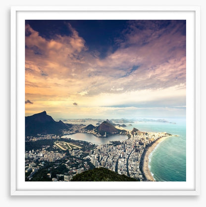 Rio de Janeiro aerial, Brazil