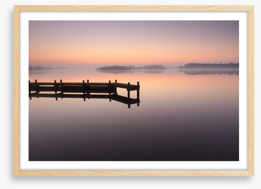 Tranquil dawn jetty