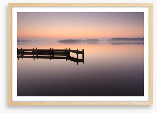 Tranquil dawn jetty