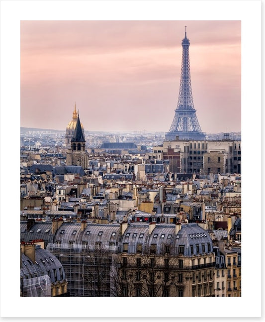 The rooftops of Paris