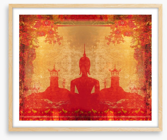 Silhouette of Buddha