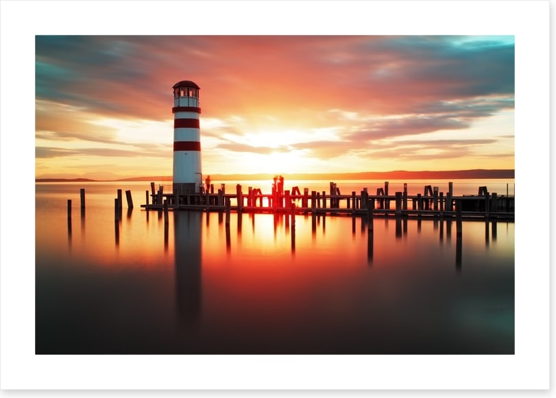 Lighthouse sunrise