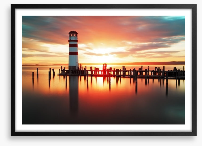 Lighthouse sunrise