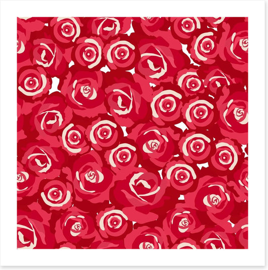 Red rosebuds
