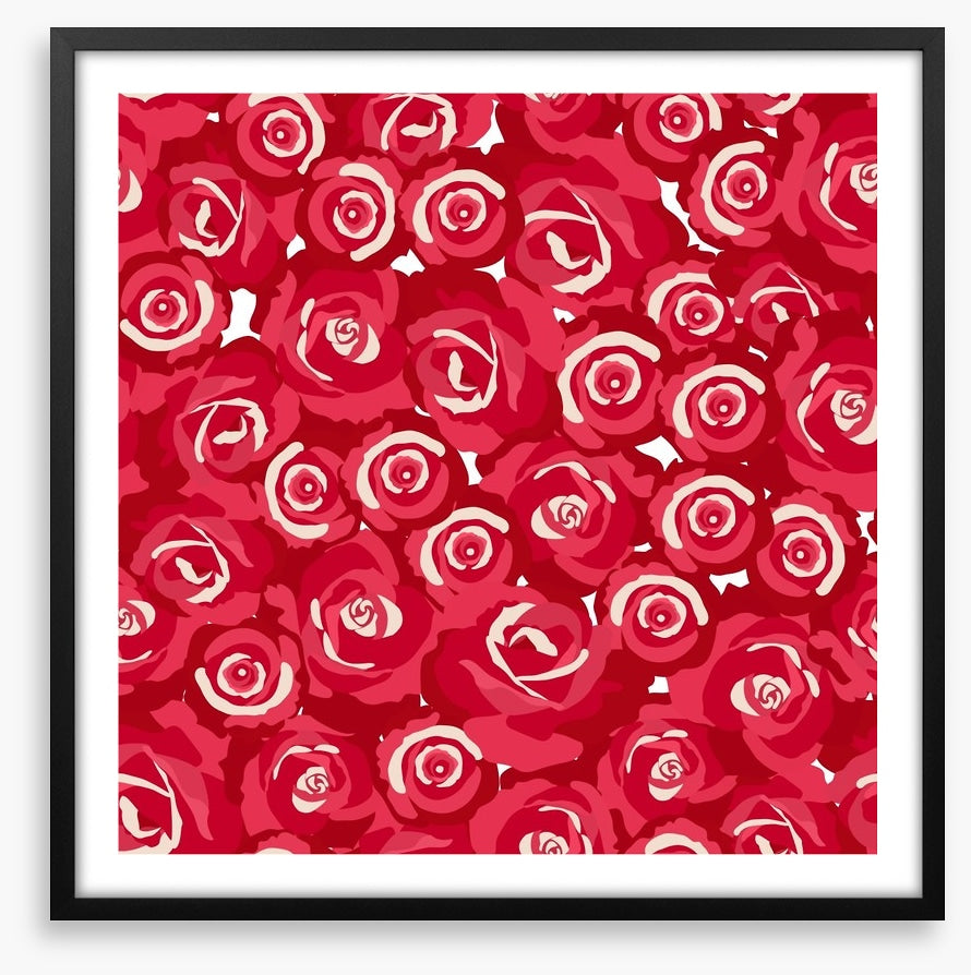 Red rosebuds