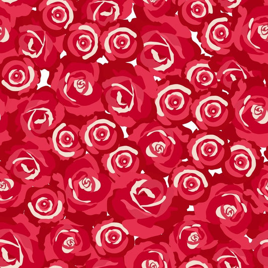 Red rosebuds