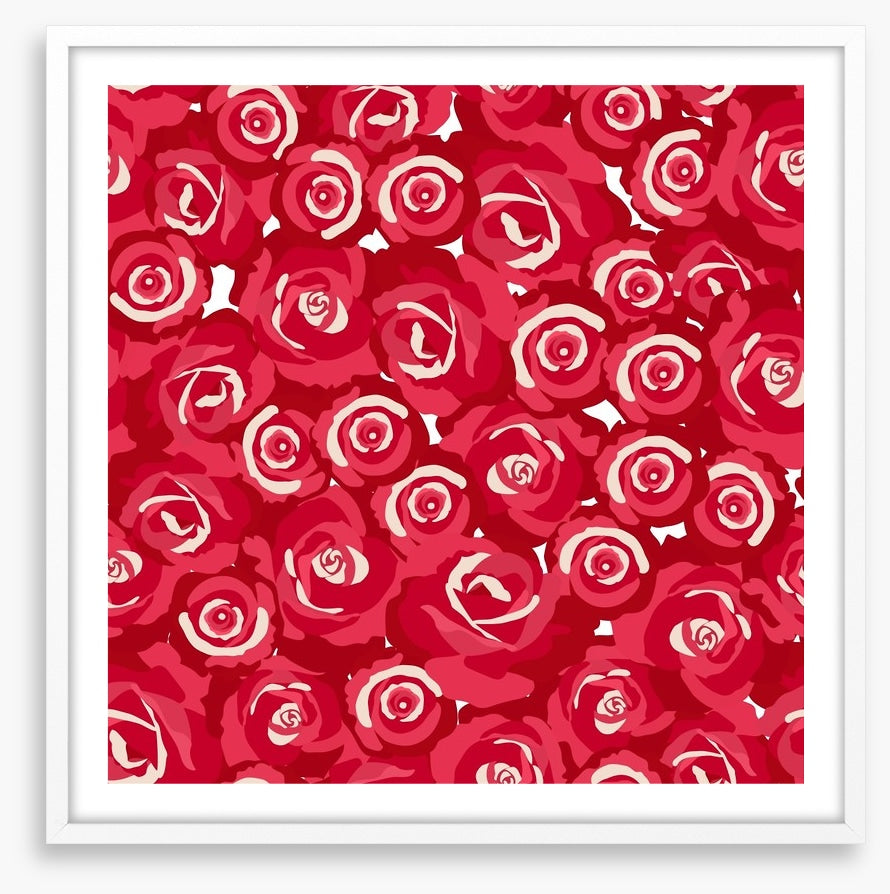 Red rosebuds