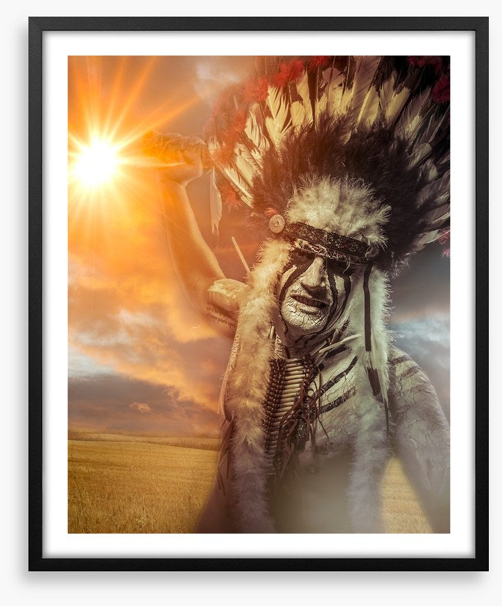 American Indian warrior