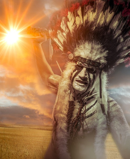 American Indian warrior