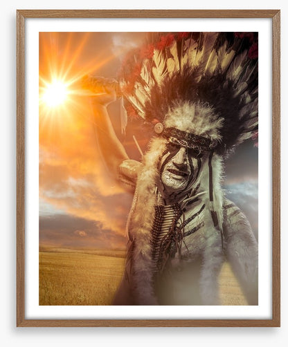 American Indian warrior