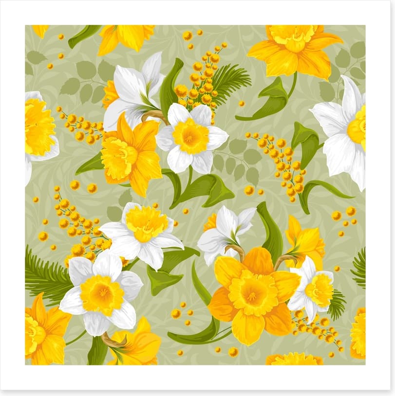 Vintage daffodils