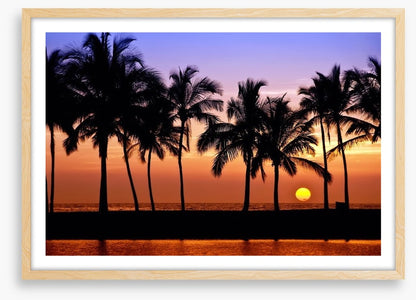 Anaehoomalu Bay sunset, Hawaii