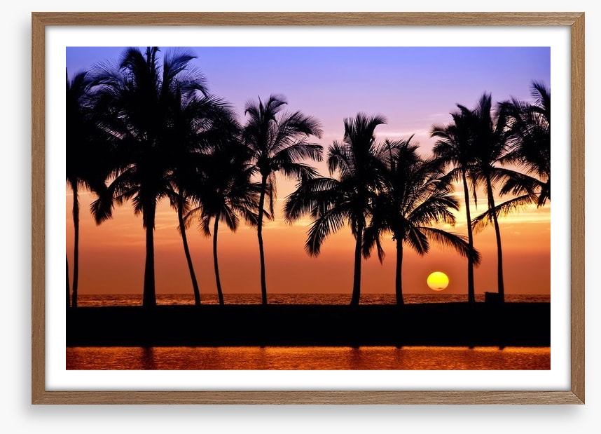 Anaehoomalu Bay sunset, Hawaii