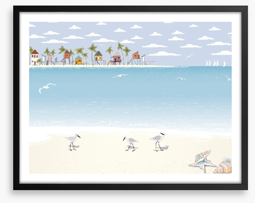 Gulls on the beach