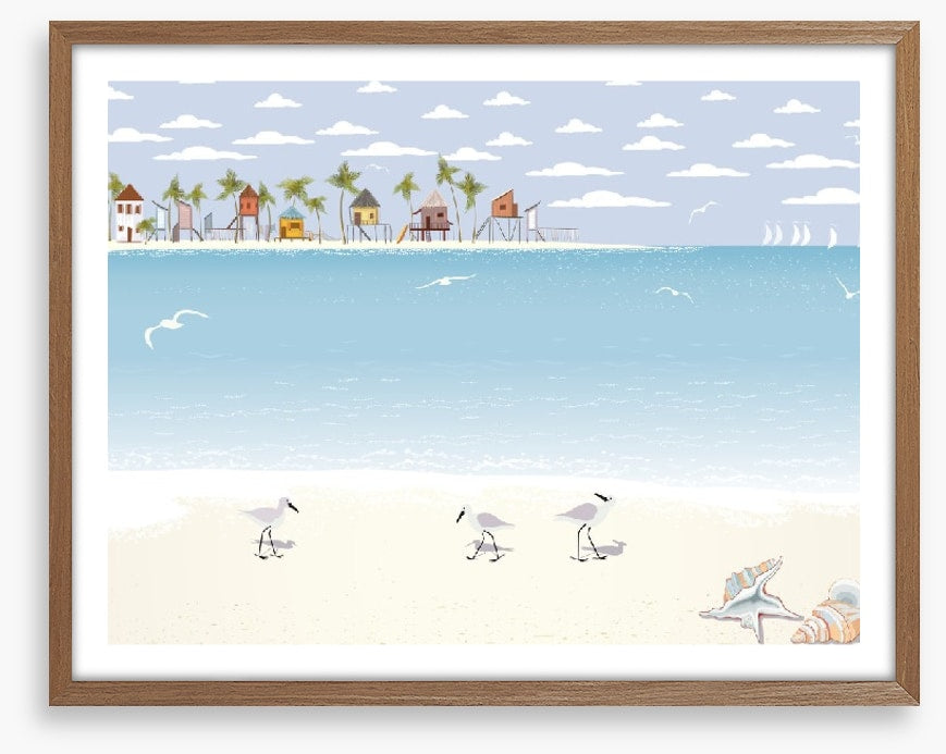 Gulls on the beach