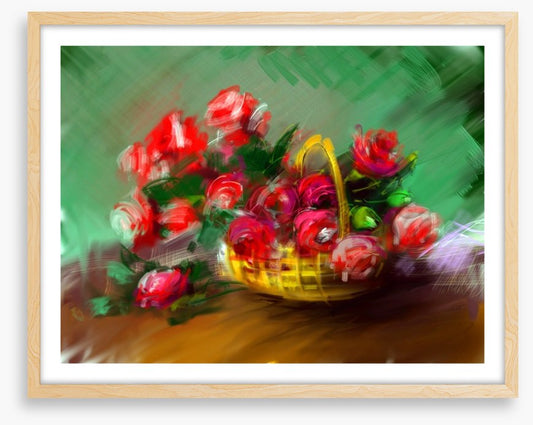 Basket of roses