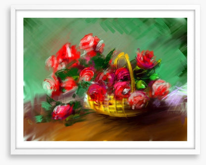 Basket of roses