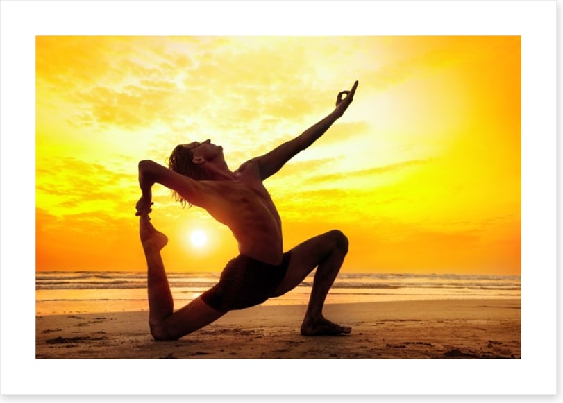 Sunset yoga
