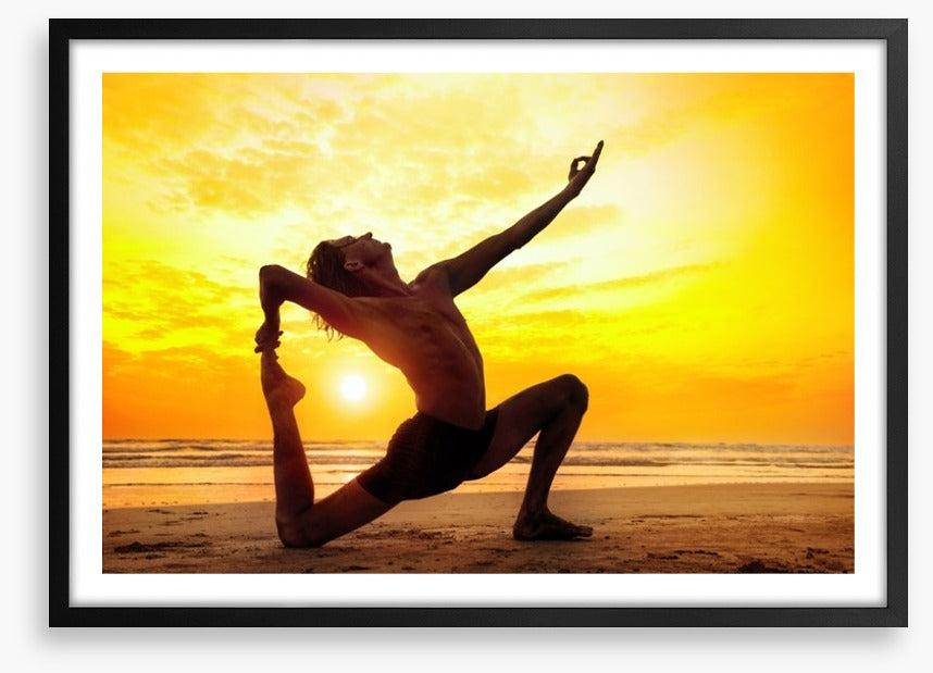 Sunset yoga